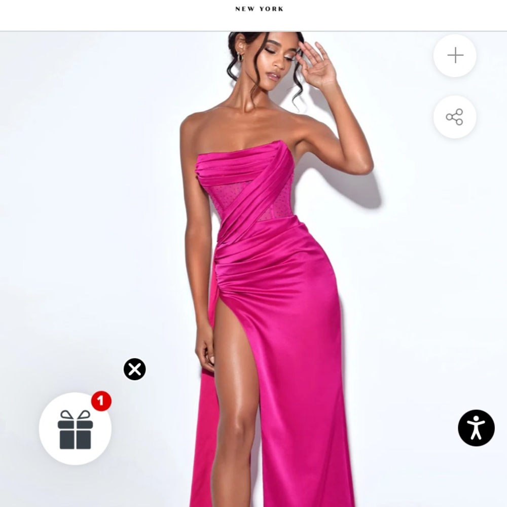 Miss Circle K Holly Fuschia Dress